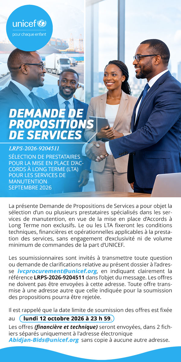SERVICES DE MANUTENTION