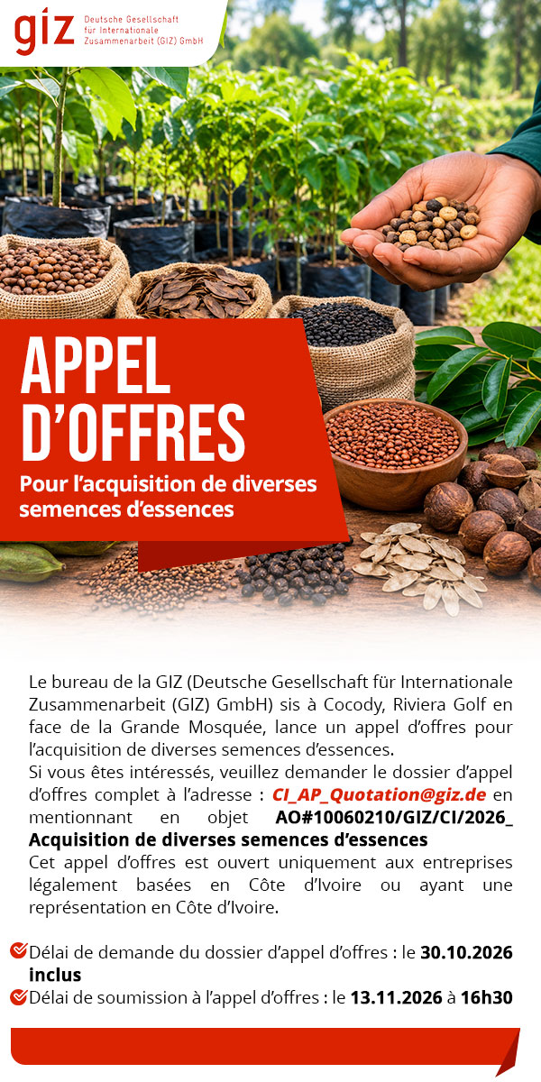 Semences d'essences