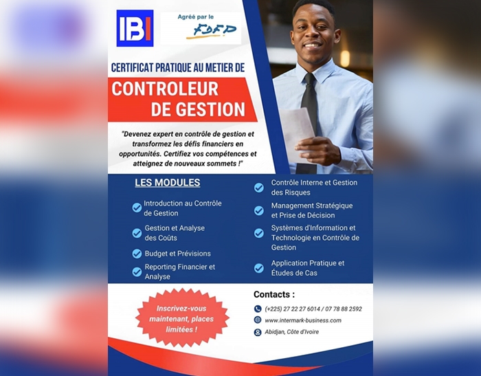 CERTIFICAT PRATIQUE AU MÉTIER DE CONTRÔLEUR DE GESTION